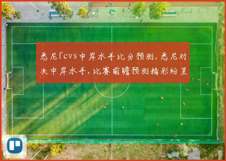 悉尼fcvs中岸水手比分预测,悉尼对决中岸水手,比赛前瞻预测精彩纷呈,一触即发
